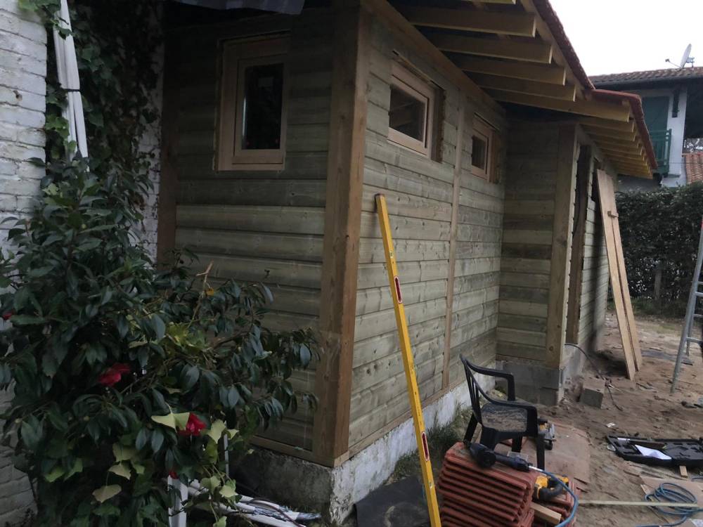 chantier bardage